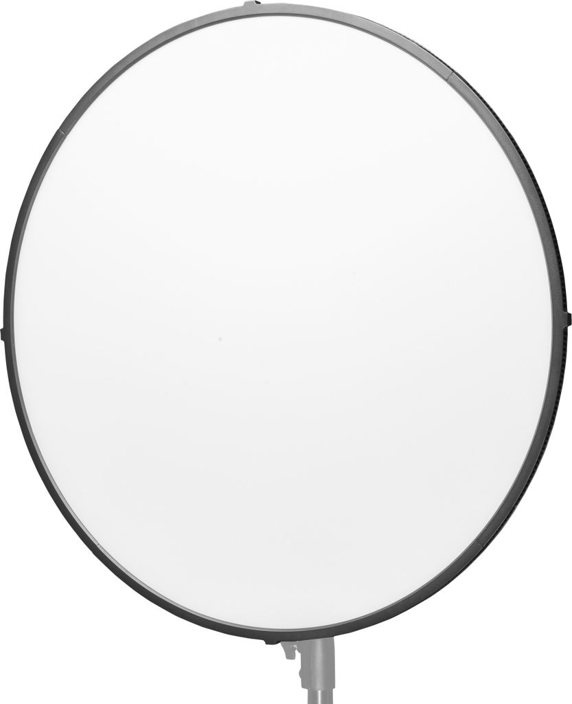 Walimex pro Soft LED Brightlight 1500 Bi-Color Flächenleuchte rund, 120 W Videoleuchte mit Lichtkappen, Studioleuchte mit LCD-Display, Flächenlic...