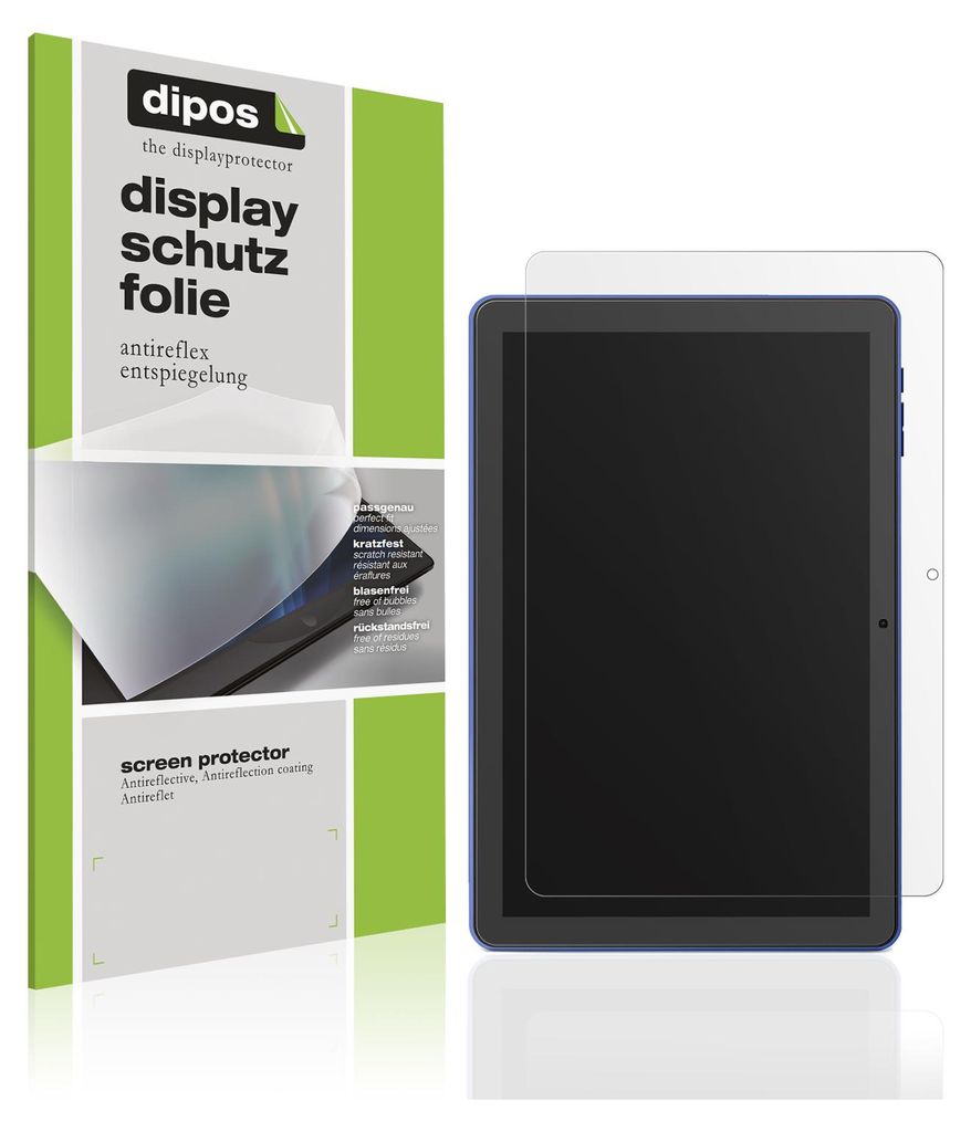 2x Schutzfolie für Pritom 10 Zoll Tablet matt Produktbild 