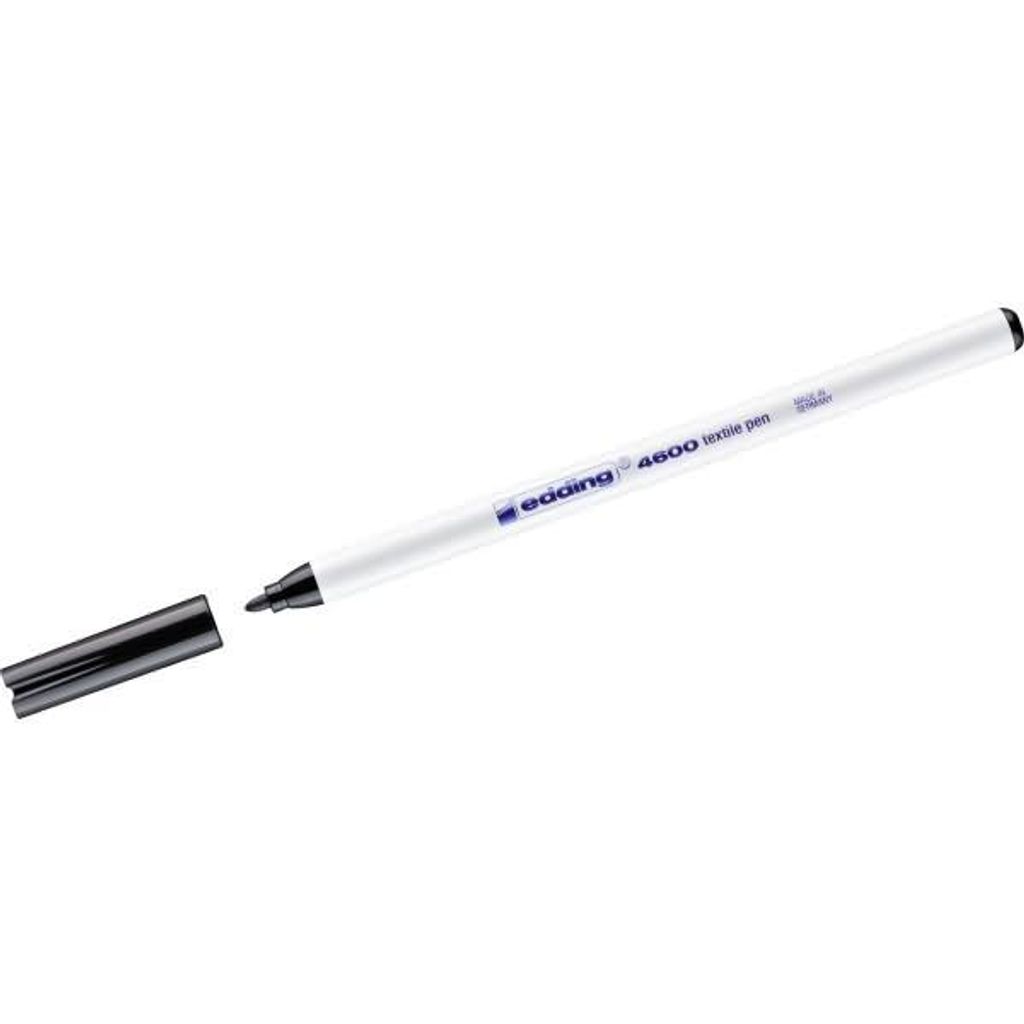 edding 4600 Marqueur pour textiles noir 1,0 mm, 1 pce Image du produit 