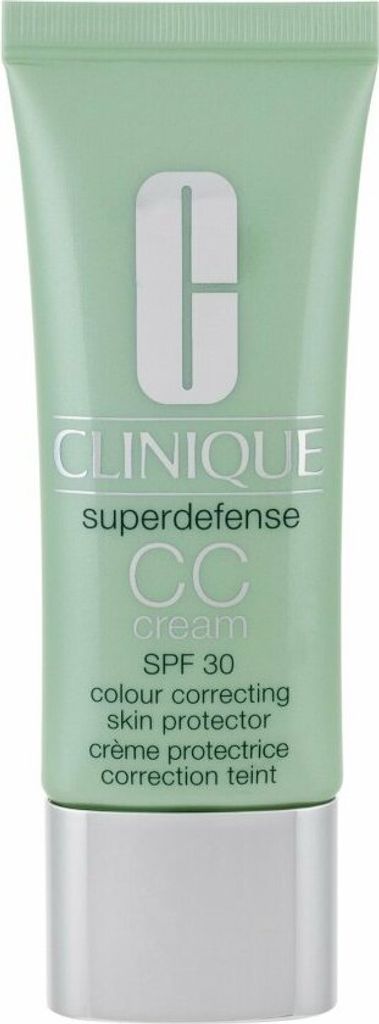 A product shot of a Clinique CC cream tube.