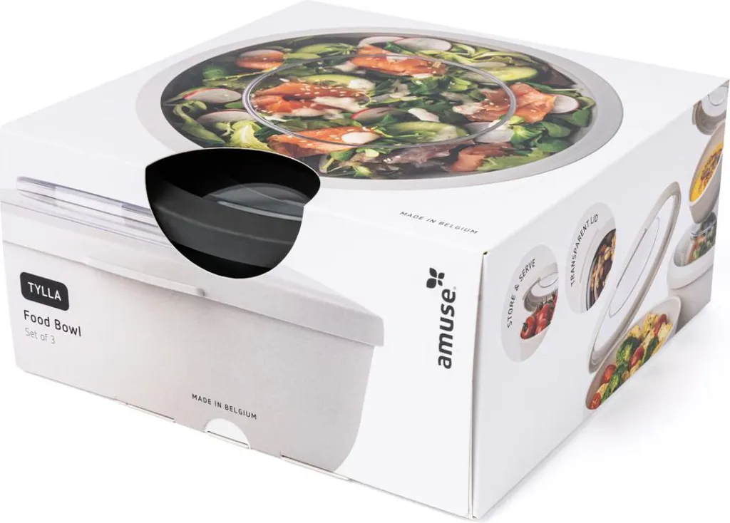 Set 3 Bowl Tylla Amuse - Design Belga e Sostenibilità in Cucina