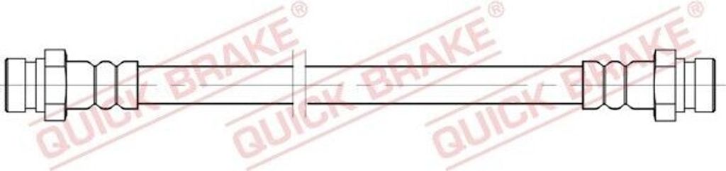 QUICK BRAKE 25.086 Bremsschlauch für MITSUBISHI PAJERO PININ (H6W, H7W)