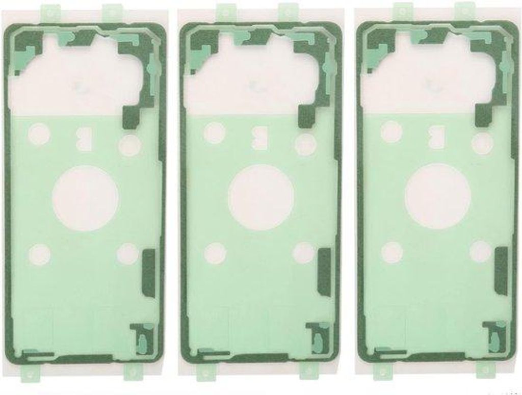 Galaxy S10+ - Achterkant Batterijklep Lijm - 3 Stuks Dubbelzijdige Vervanging - Eenvoudig Schoonmaken - Precieze Pasvorm - Telefoonaccessoire