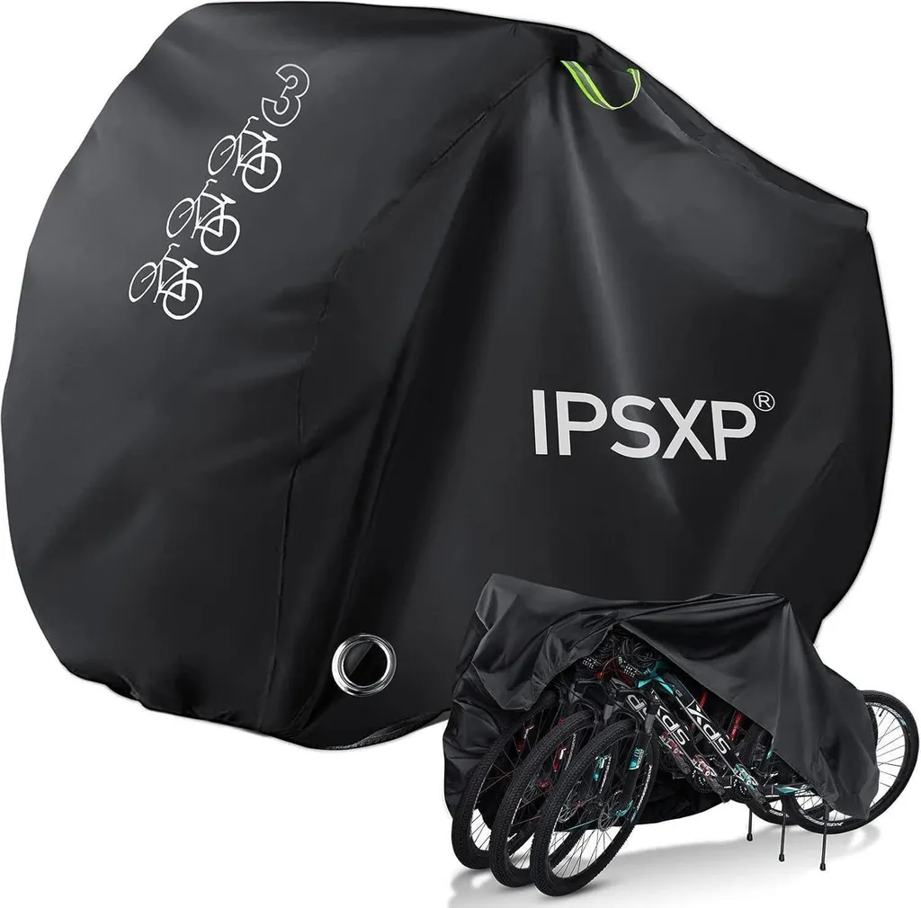 Bâche de protection vélo triple format XXL imperméable noir 210D