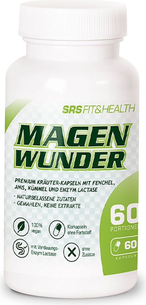 SRS Nutrition Magenwunder-60 Kapseln Produktbild 