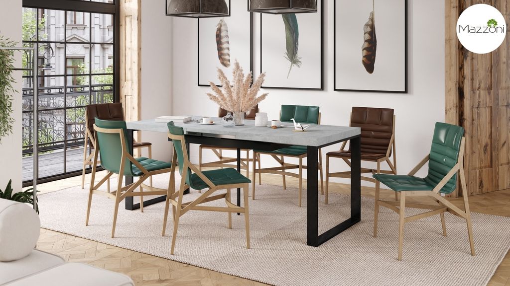 Design Esstisch Avari Tisch XXL ausziehbar 120 bis 270 cm