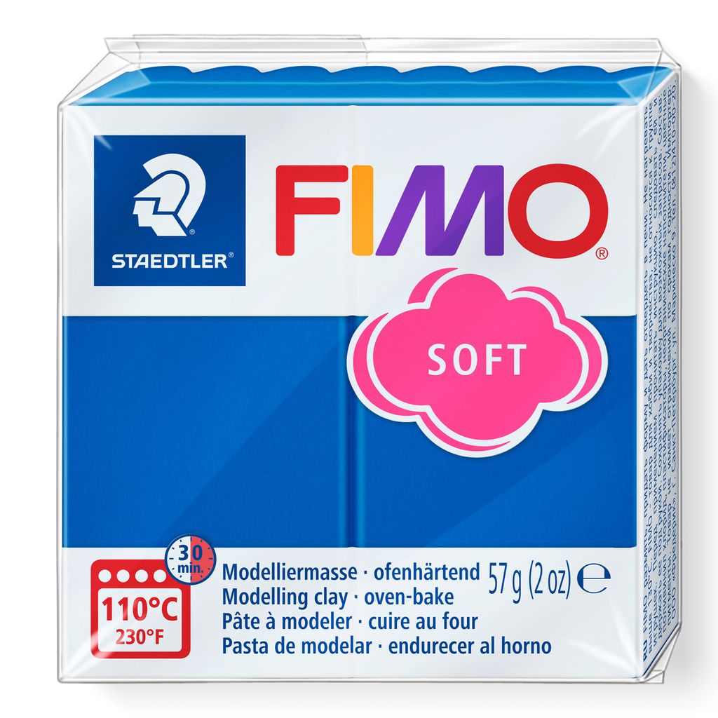 Fimo-Soft Modelliermasse 8020-37 Pazifik-Blau Produktbild 