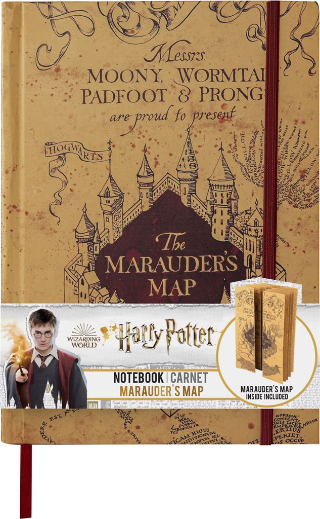 Harry Potter Notizbuch A5 Marauder's Map