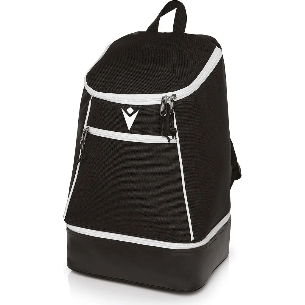 Macron Path Sac à Dos Noir avec Compartiment Chaussures - Taille Unique