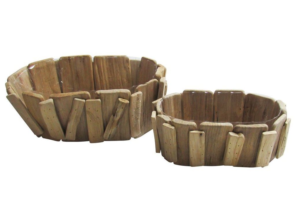 2er Set Pflanze Schale Topf Kübel Blumen Kräuter Töpfe Produktbild 