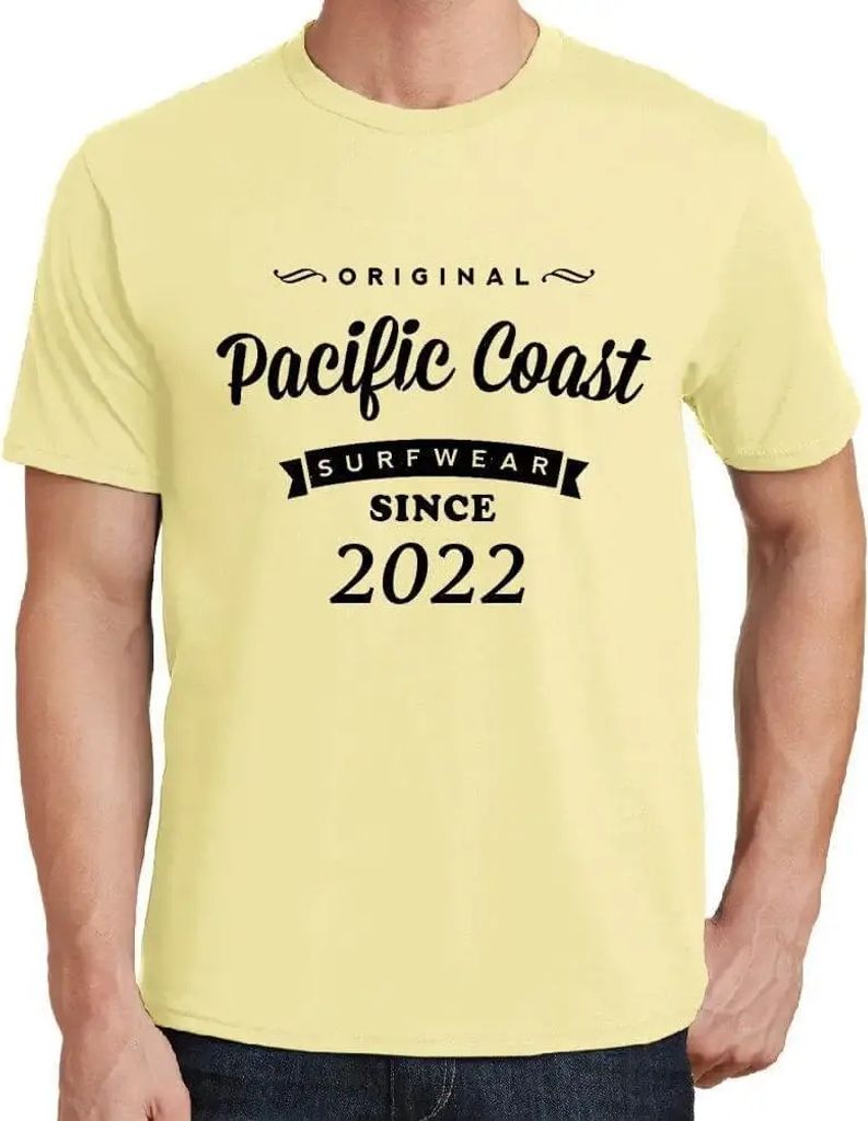 Herren Grafik T-Shirt Original Pazifikküsten-Surfware seit 2022 – Original Pacific Coast Surfware Since 2022 – Geschenk 2. Geburtstag Jahrestag 2