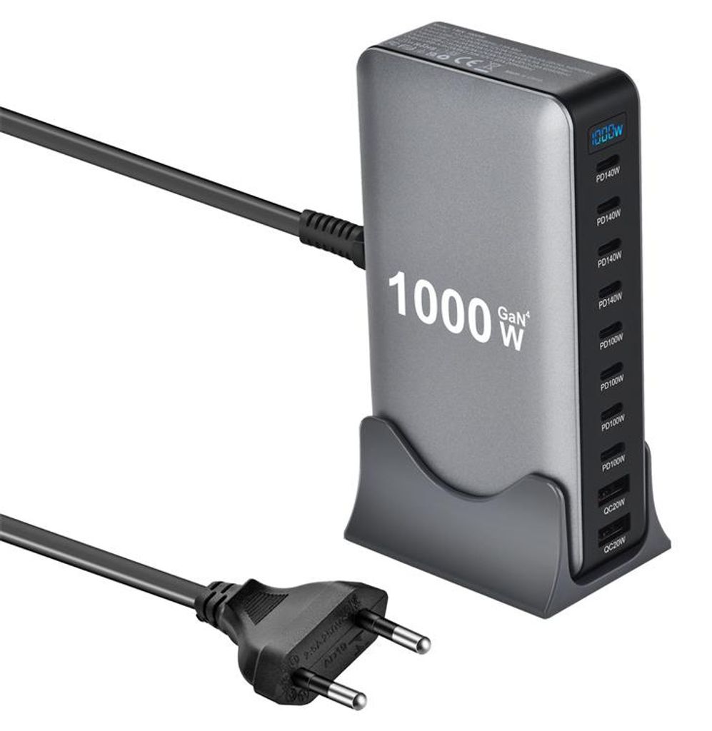 Nabíječka Bakeey YMX-1000W GaN USB-C, 1000 W, 10portová Obrázek produktu 