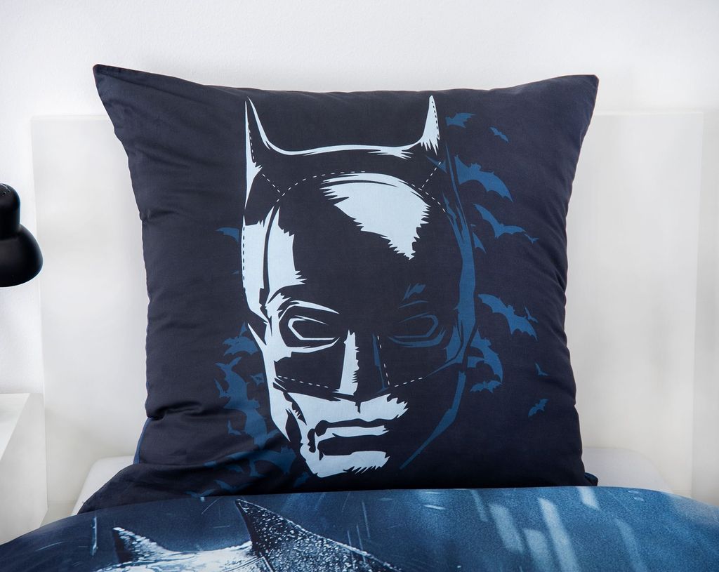 Posteľná bielizeň Batman Renforcé - 80 x 80 / 135 x 200 cm Obrázok produktu 2