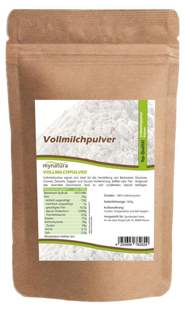 Mynatura Vollmilchpulver - (1000g) - 1 Beutel (1000g) Produktbild 
