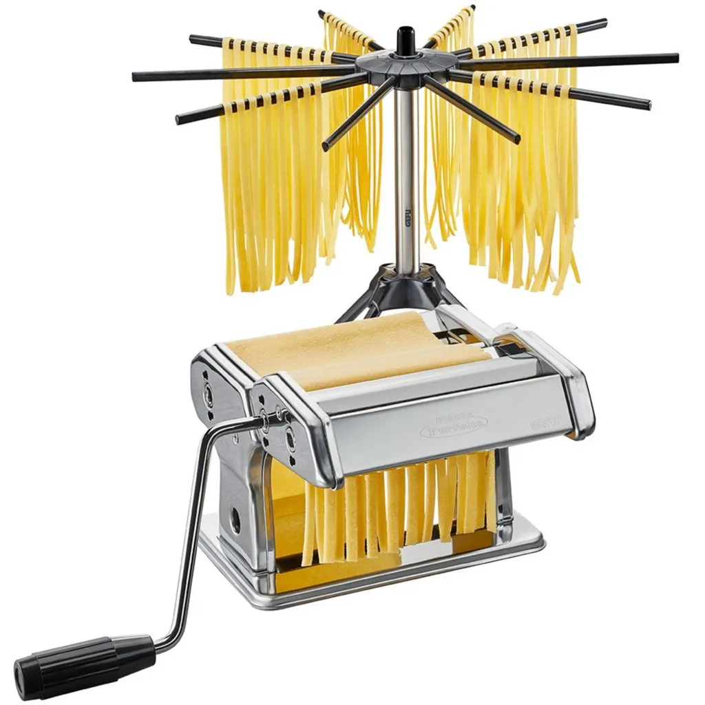 GEFU PASTA PERFETTA G-00166 Machine à pâtes manuelle avec séchoir inclus