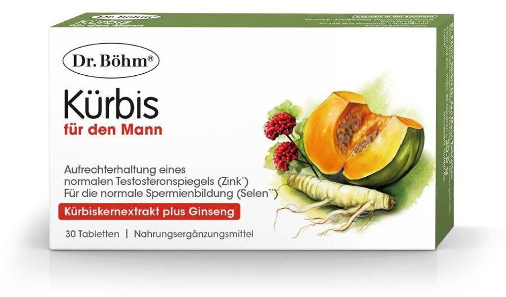 Dr Böhm Zucca per uomo, 30 compresse Immagine del prodotto 