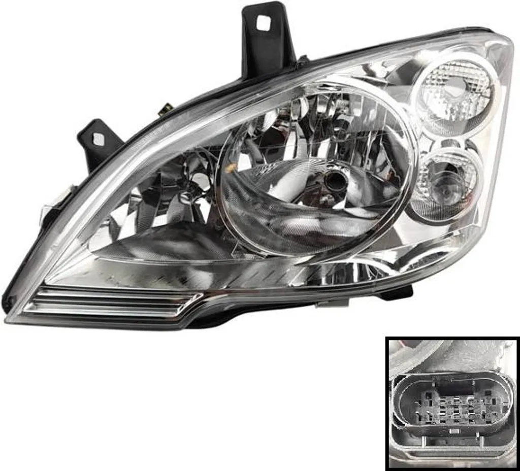Montaggio Faro Sinistro Mercedes Vito Viano W639 2010-2015 A6398201861