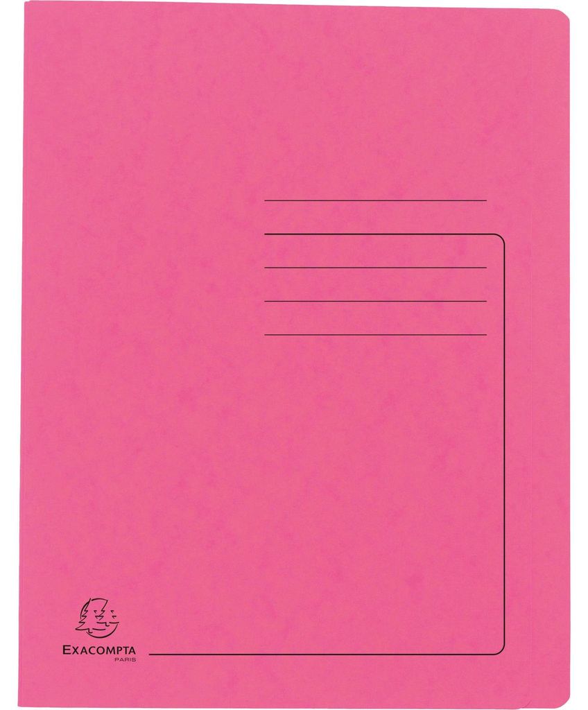Exacompta Schnellhefter 39987E DIN A4 Karton rosa