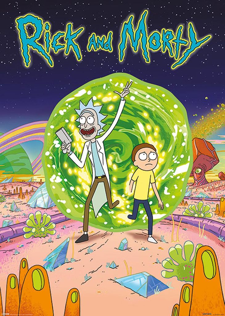 Rick and Morty Poster Portal 140 x 100 cm