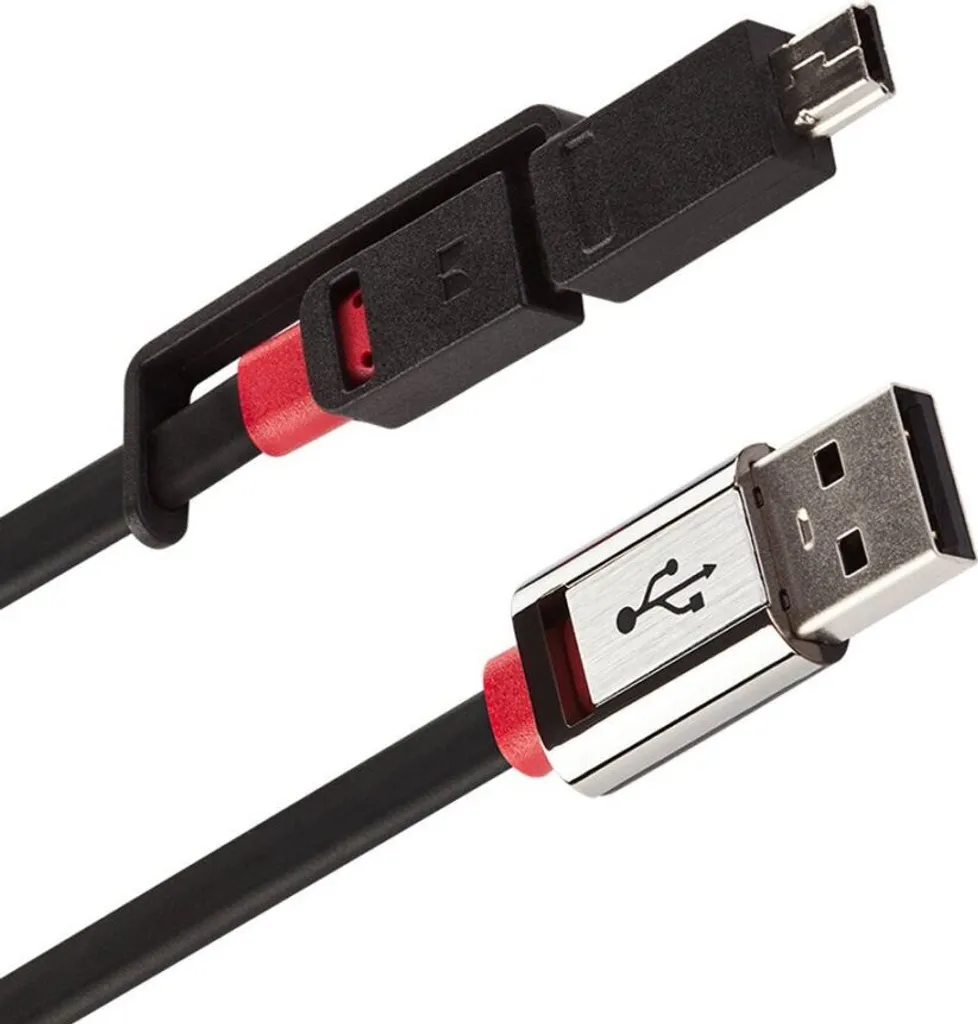 Connect2 Micro USB + Mini USB Kabel 1m