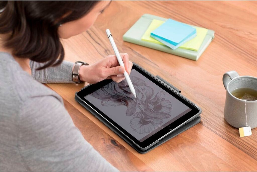 SLIM FOLIO IPAD 7TH GENERATION GRAPHITE DEU - Produktbild 21