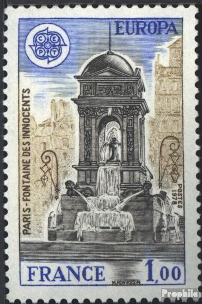 Briefmarken Frankreich 1978 Mi 2098v matter Gummi postfrisch Europa
