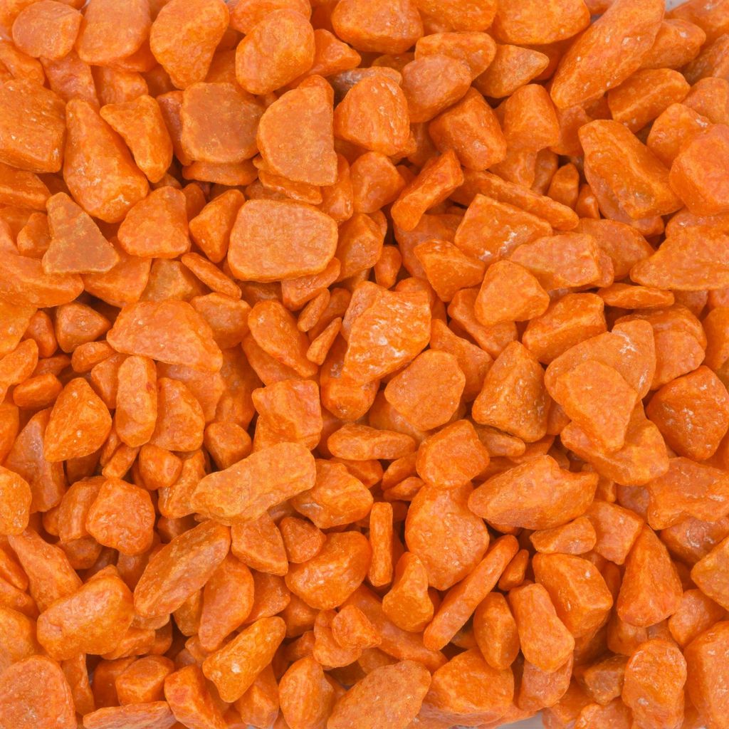 Dekosteine Farbsteine 9-13mm - 1kg Bunte Steine ORANGE