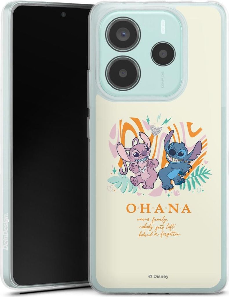 DeinDesign Handyhülle für Xiaomi Redmi Note 14 5G Silikon Hülle Case Smartphone Schutzhülle Disney Offizielles Lizenzprodukt Lilo & Stitch