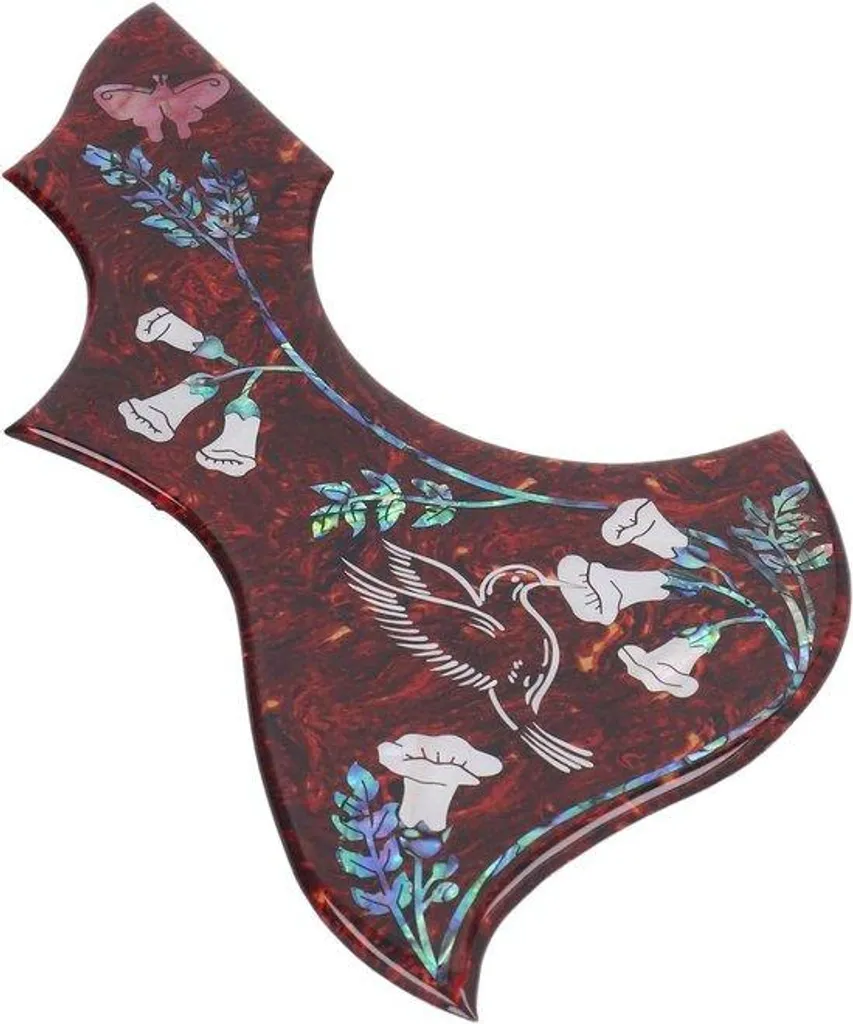 Pickguard guitare classique Colibri : Protection autocollante 2mm anti-rayure