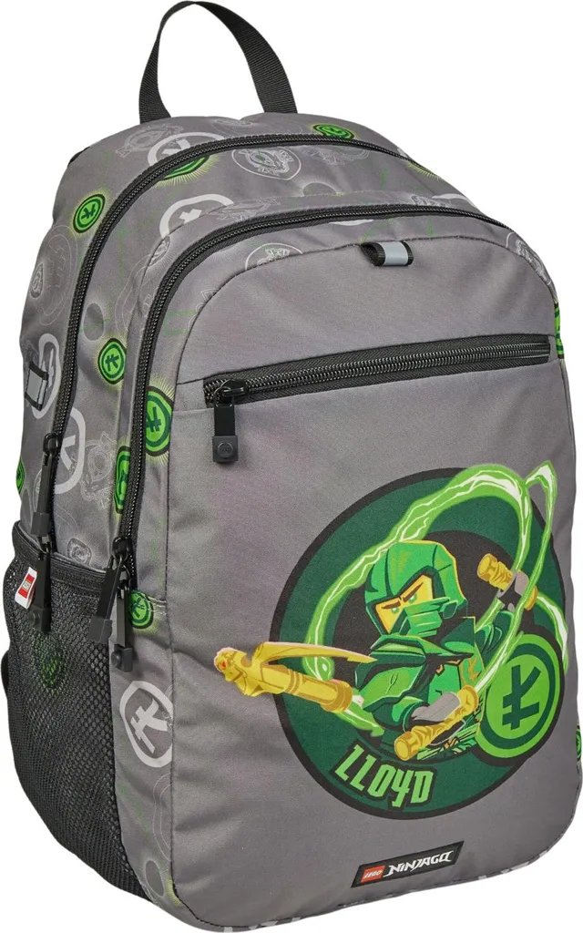 Sac à dos LEGO Ninjago imperméable avec fonction extension et visibilité nuit