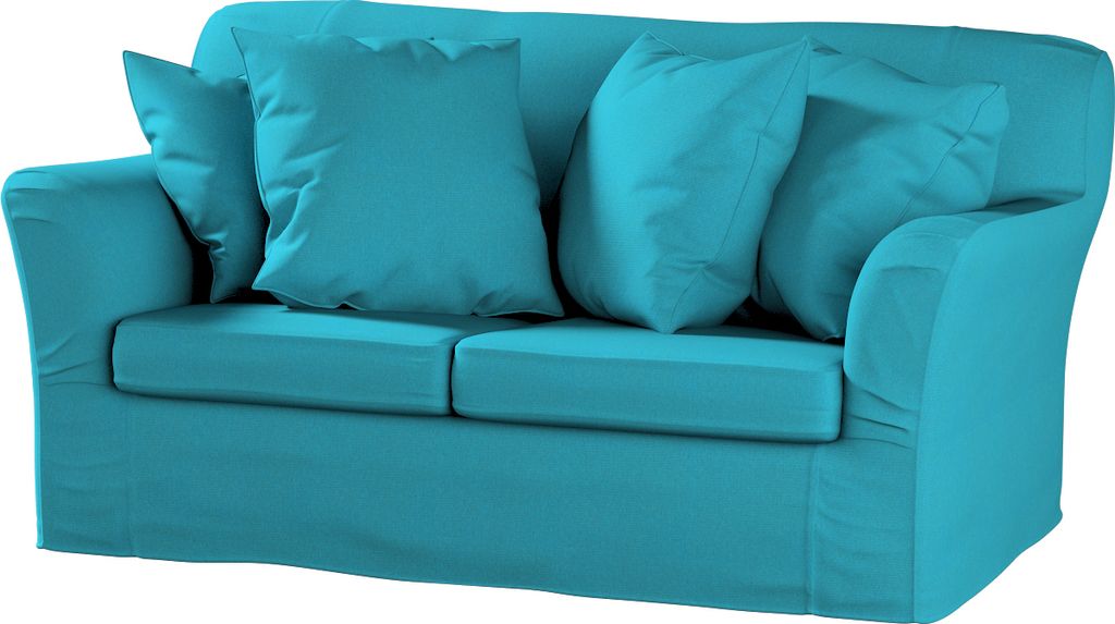 Dekoria Bezug für Tomelilla 2-Sitzer Sofa nicht ausklappbar, türkis, Sofahusse, Tomelilla 2-Sitzer