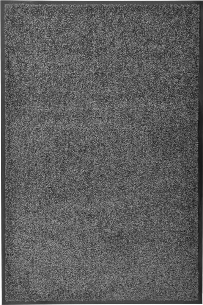 Fußmatte Waschbar Anthrazit 60x90 cm