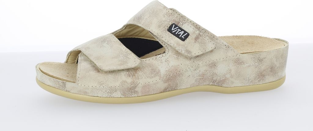 Vital Damen Pantoletten beige