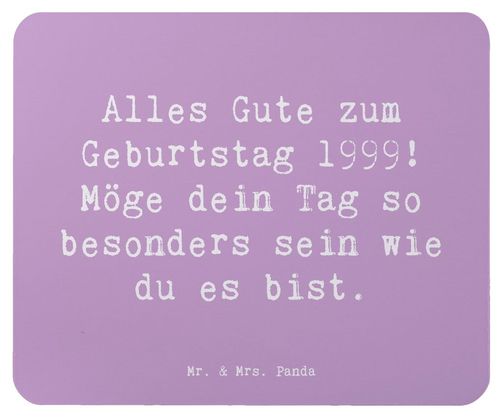 Mr. & Mrs. Panda Mauspad Spruch 1999 Geburtstag - Produktbild 