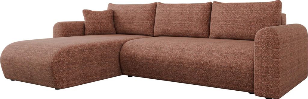 MIRJAN24 Ecksofa Eliwo, Polsterecke, L-Form Sofa, Polstergarnitur, Eckcouch vom Hersteller (Farbe: Taro 57)