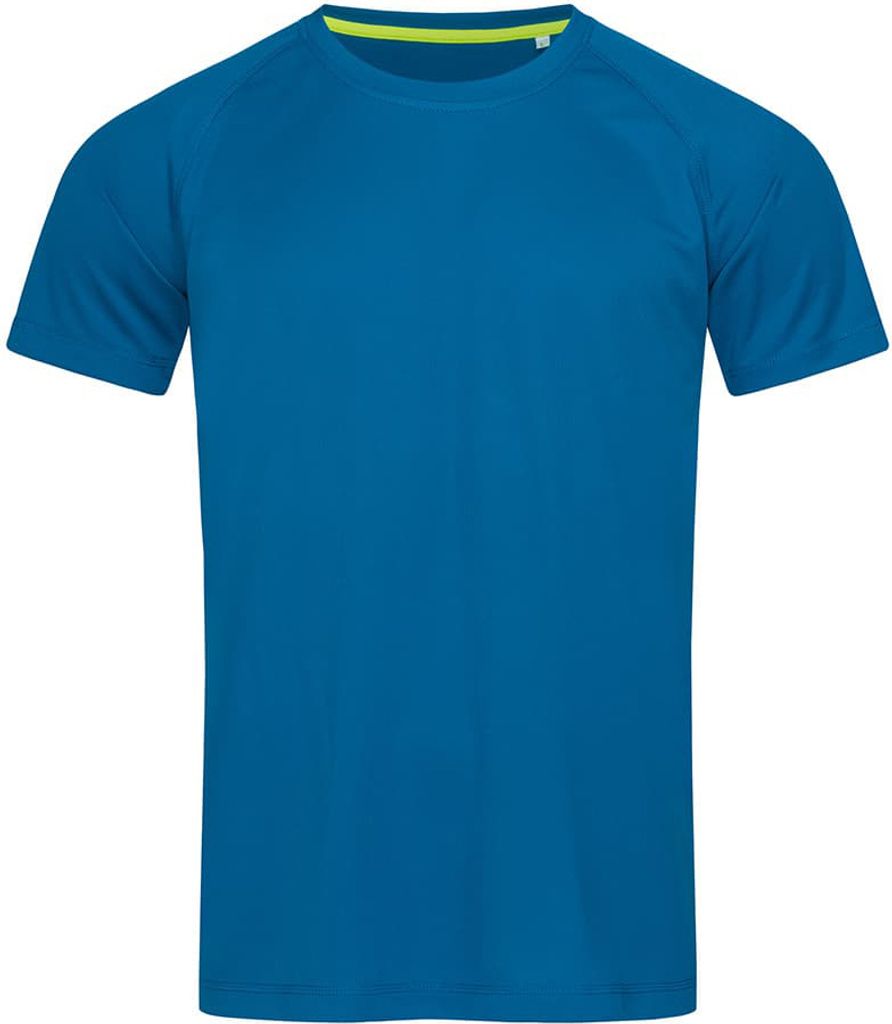 Stedman Herren Active Raglan Mesh T-Shirt AB343 (L) (Königsblau)