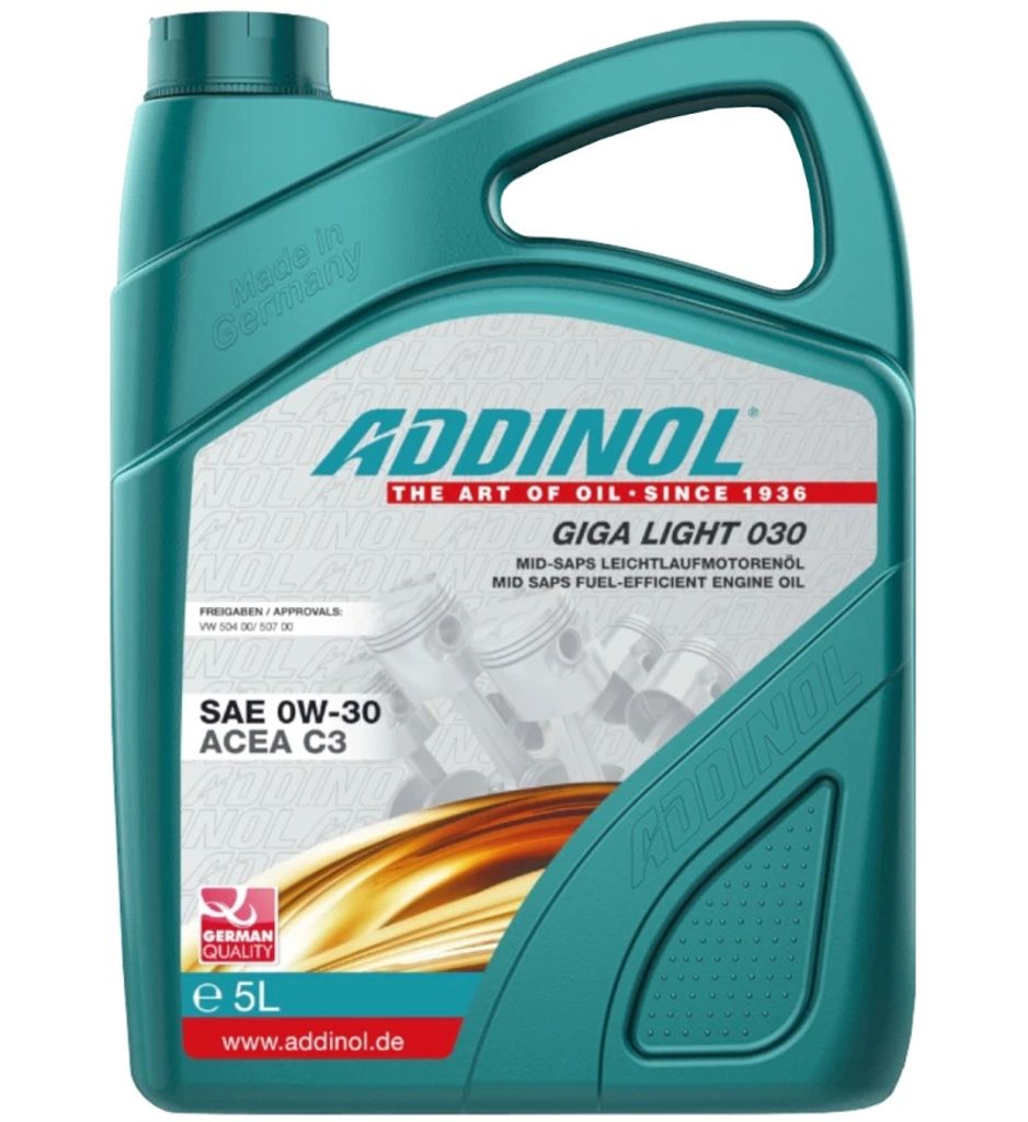 ADDINOL GIGA LIGHT 0W30, 030 / 5 Liter Kanister Produktbild 