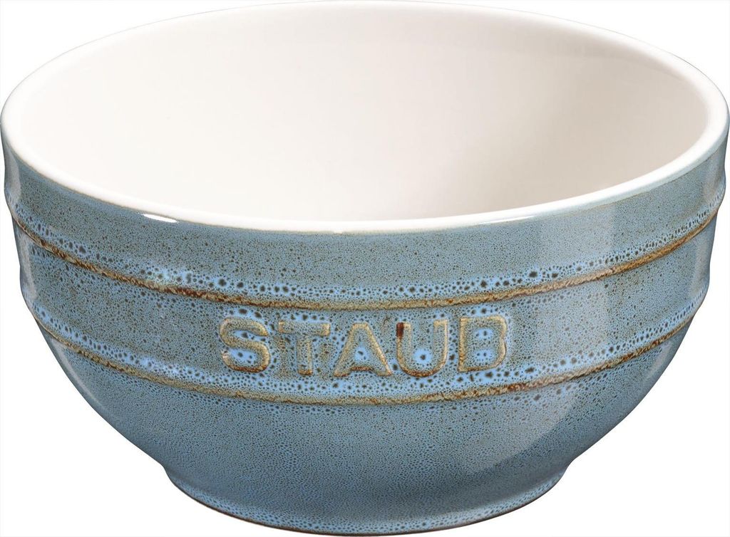 Staub Ceramic Schale Geschenkkarton 12 x 6 x 12 cm, Ø 12 cm rund Antiktürkis