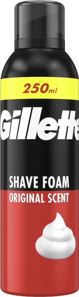 Gillette Rasierschaum Original Basis reichhaltige Textur 250ml
