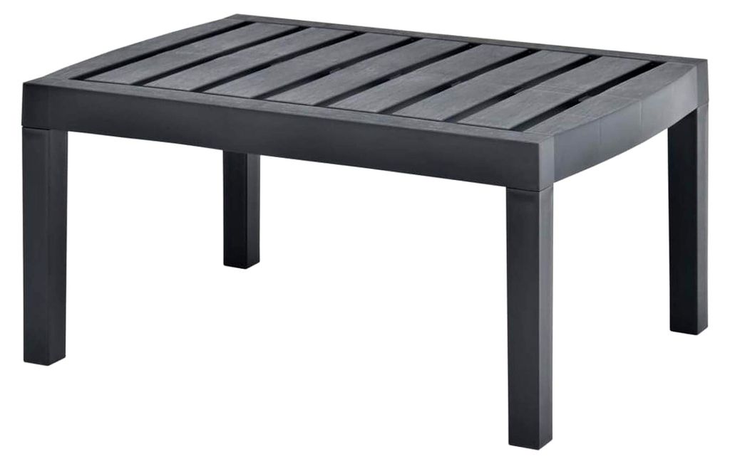 Gartentisch Anthrazit 78x55x38 cm