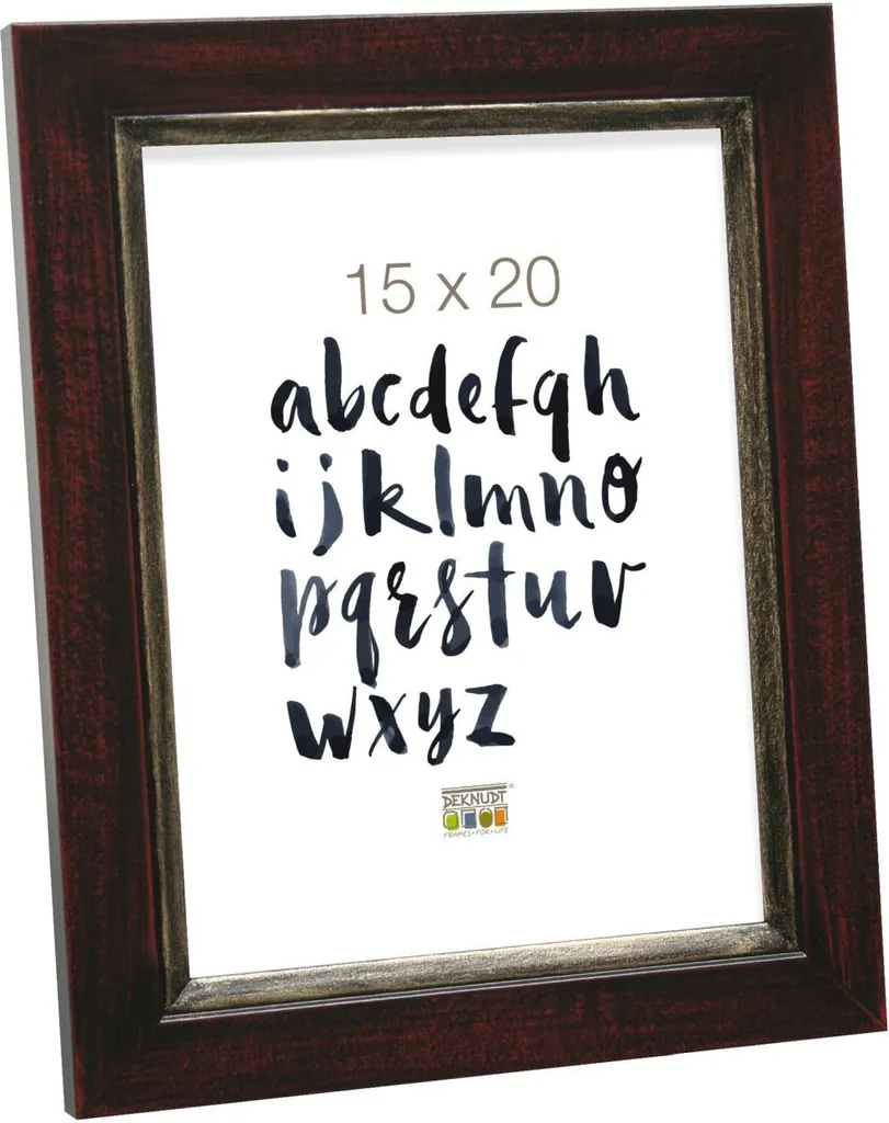 Cornice in legno nero-marrone 15,0 x20,0 cm S42LF