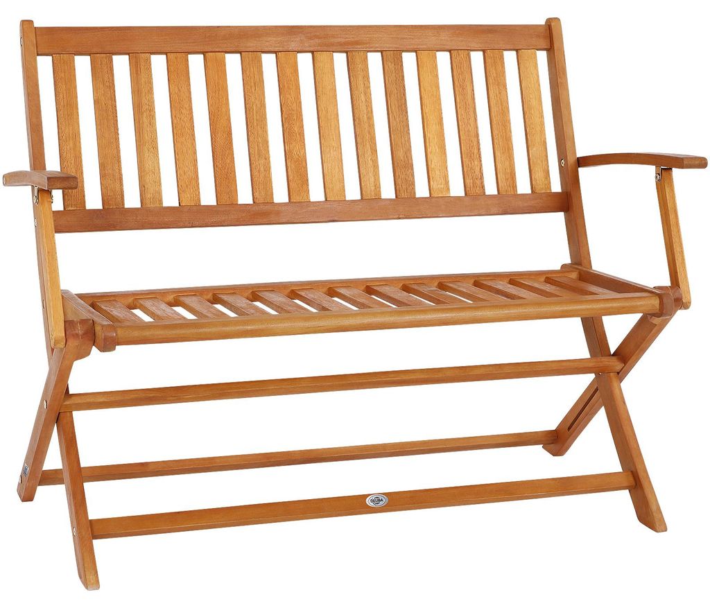 CASARIA® Gartenbank Sitzbank Wetterfest Holz Klappbar Produktbild 