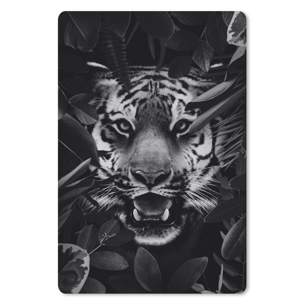 MuchoWow® Mauspad Mousepad Tiger zwischen den Blättern - Produktbild 