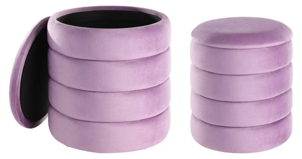 Assise d'appoint violette Eglo LIVING AMPAHAKA pour salon et chambre