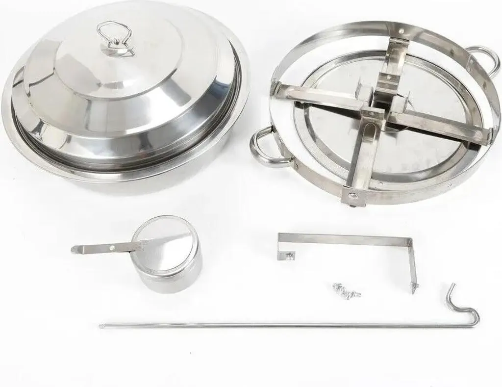 Scaldavivande Rotondo 7,5L Acciaio Inox Professionale per Catering e Buffet - 7