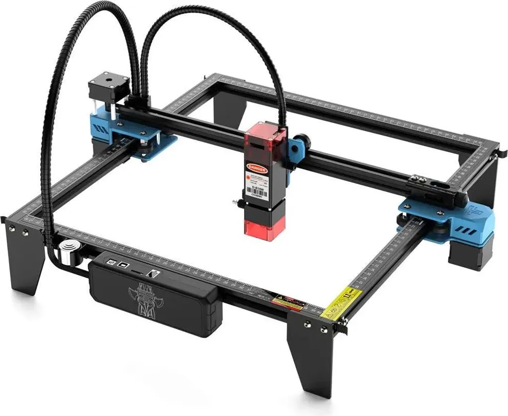 Graveur Laser TTS-10 Pro 10W, Surface 600x600mm et Prise UE Standard