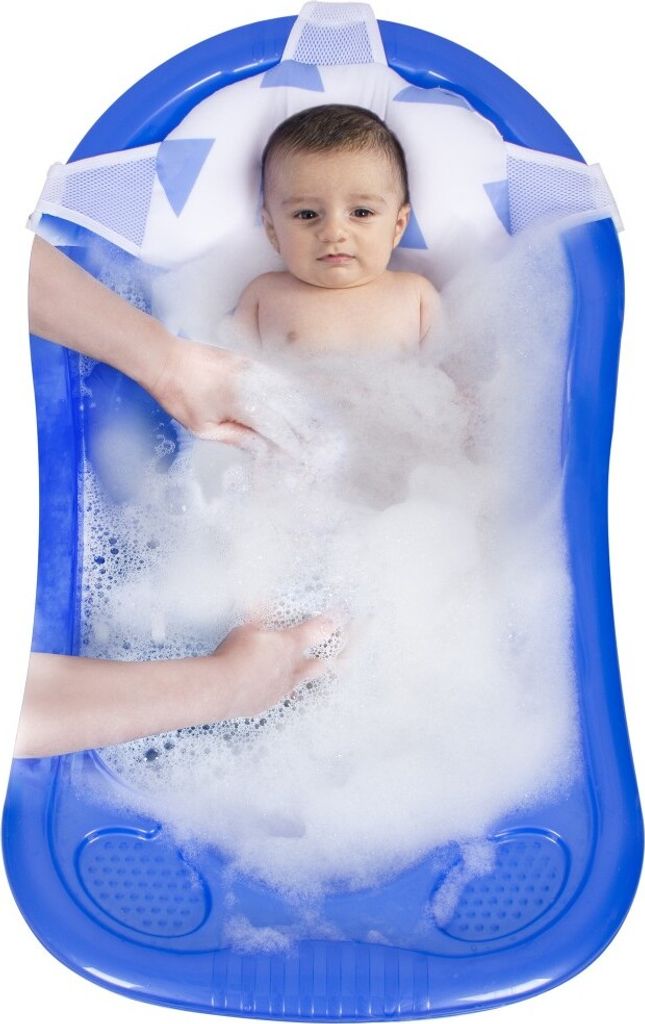 Baby Badewannensitz Aus Netz - Verstellbar, Rutschfest Für Neugeborene Bis 18 Monate