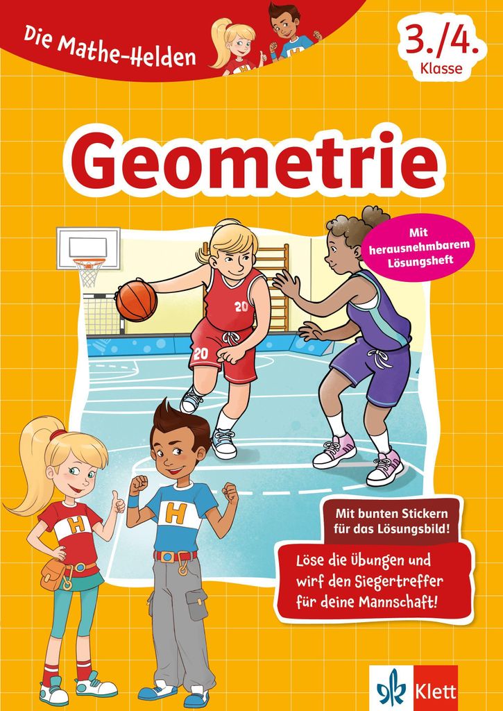 Klett Die Mathe-Helden: Geometrie 3./4. Klasse Produktbild 