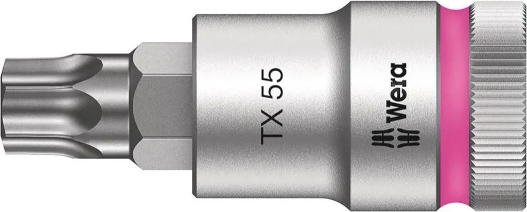 Inserto Bussola Wera 05003837001 1/2" TORX TX 55 con Sistema HF