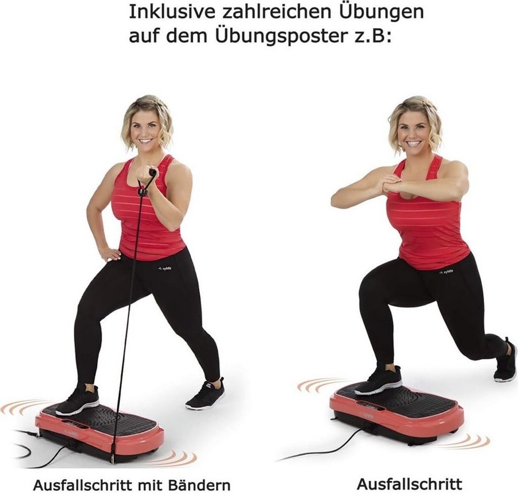 syltfit Vibrationstrainer Kompakt - 4-tlg. - koralle - Produktbild 10